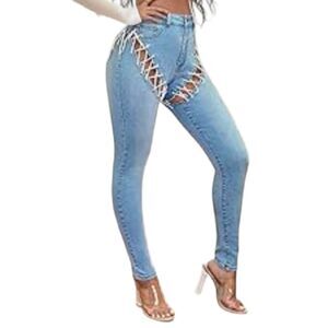 Women's Blue Skinny Jeans